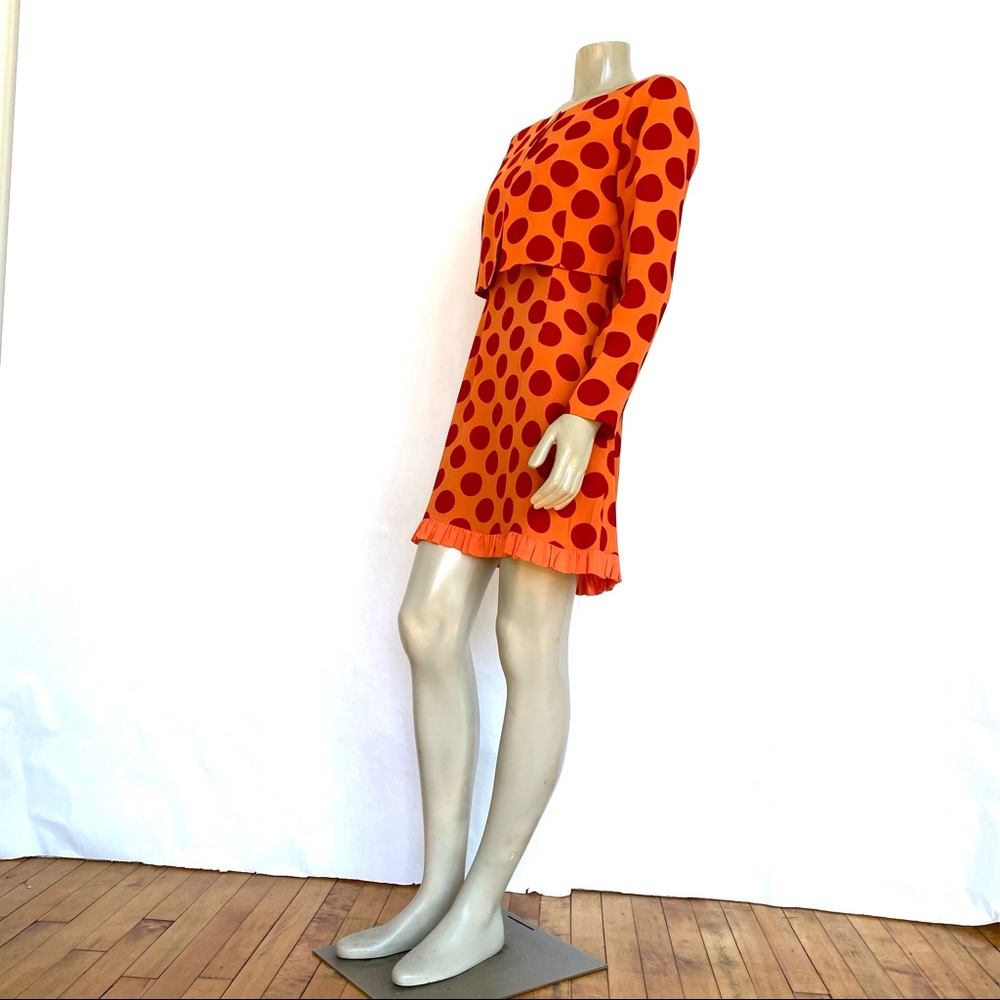 PIN UP GIRL 2 Piece Polkadot Outfit - Picture 3 of 16